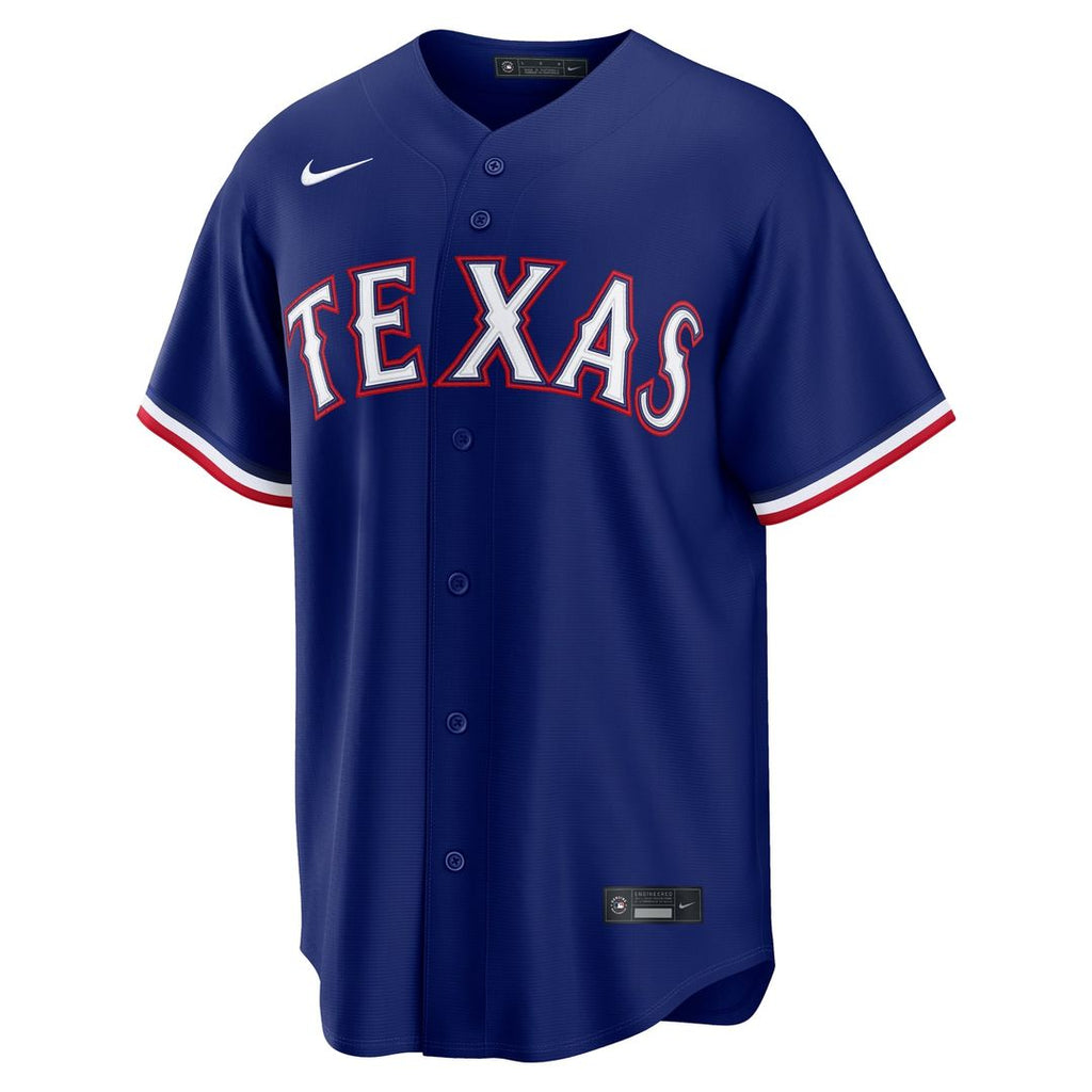 Texas Rangers Nike Gray Replica Baseball Jersey