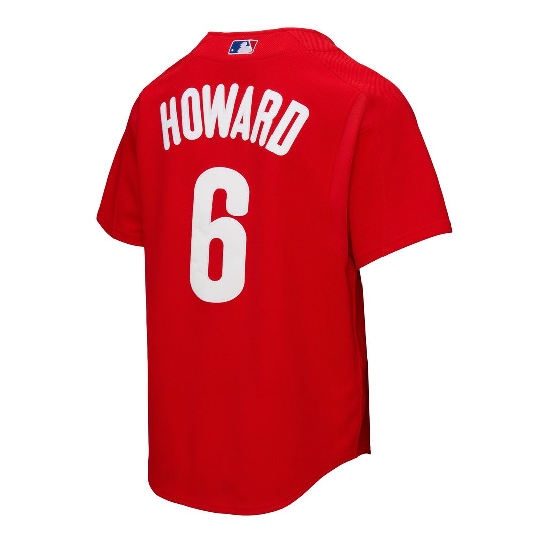 Philadelphia Phillies Mitchell & Ness Red Baseball Jersey