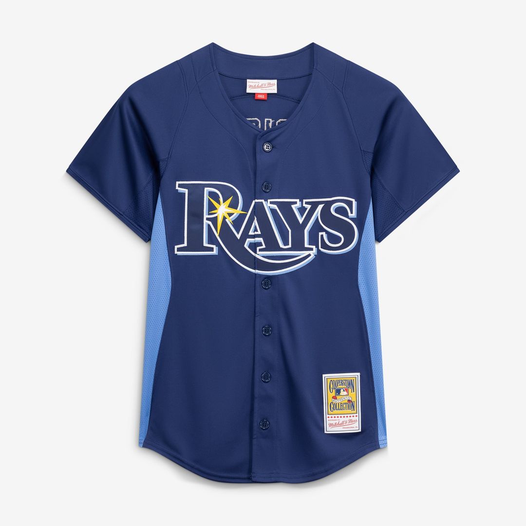 Tampa Bay Rays Mitchell & Ness Blue Authentic Baseball Jersey