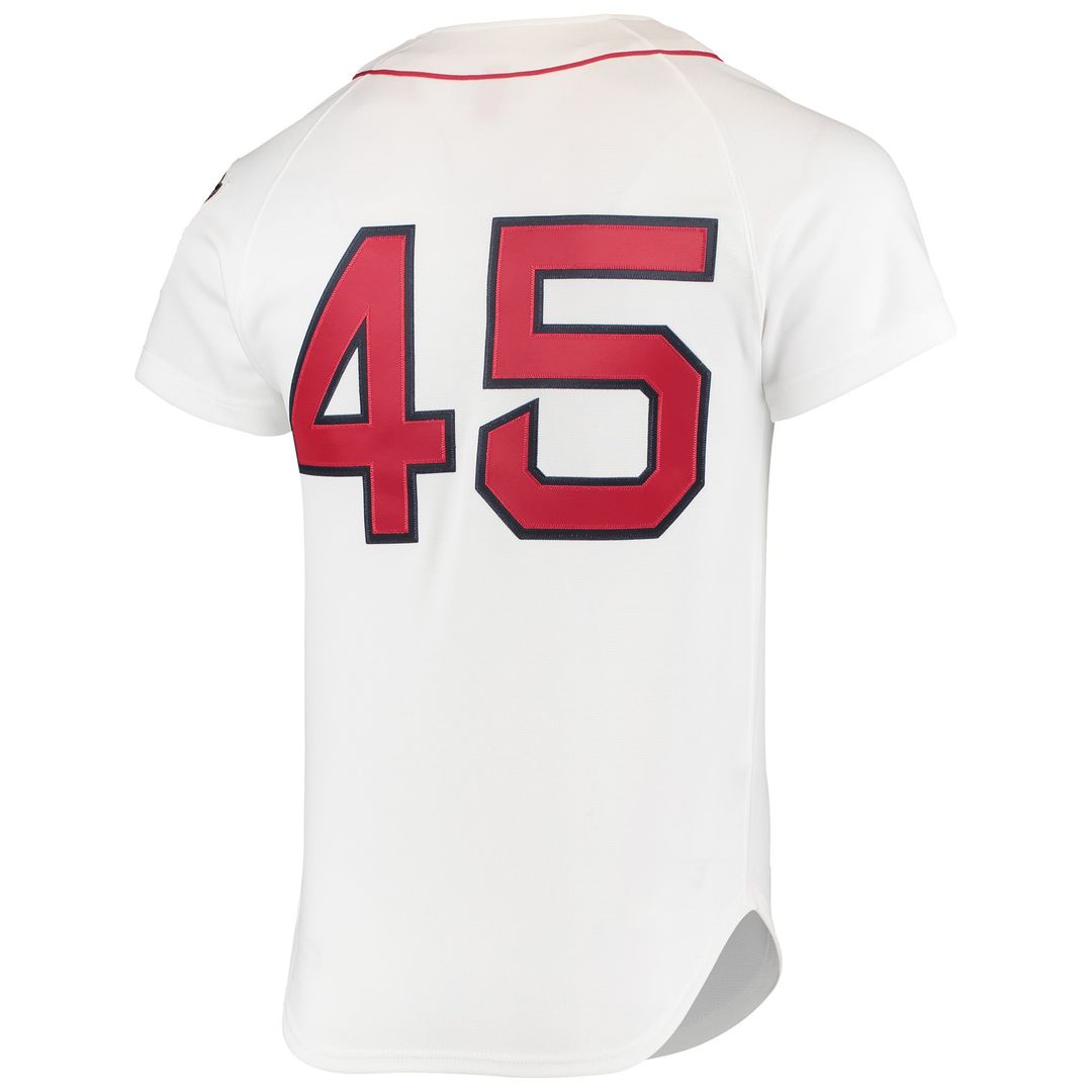 Boston Red Sox Mitchell & Ness White Authentic Baseball Jersey