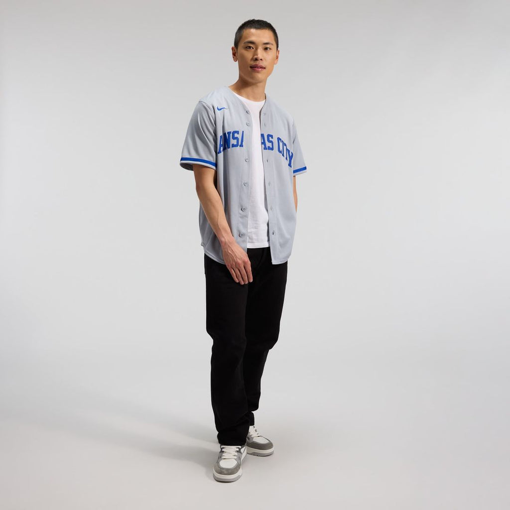 Kansas City Royals Nike Gray Replica Baseball Jersey