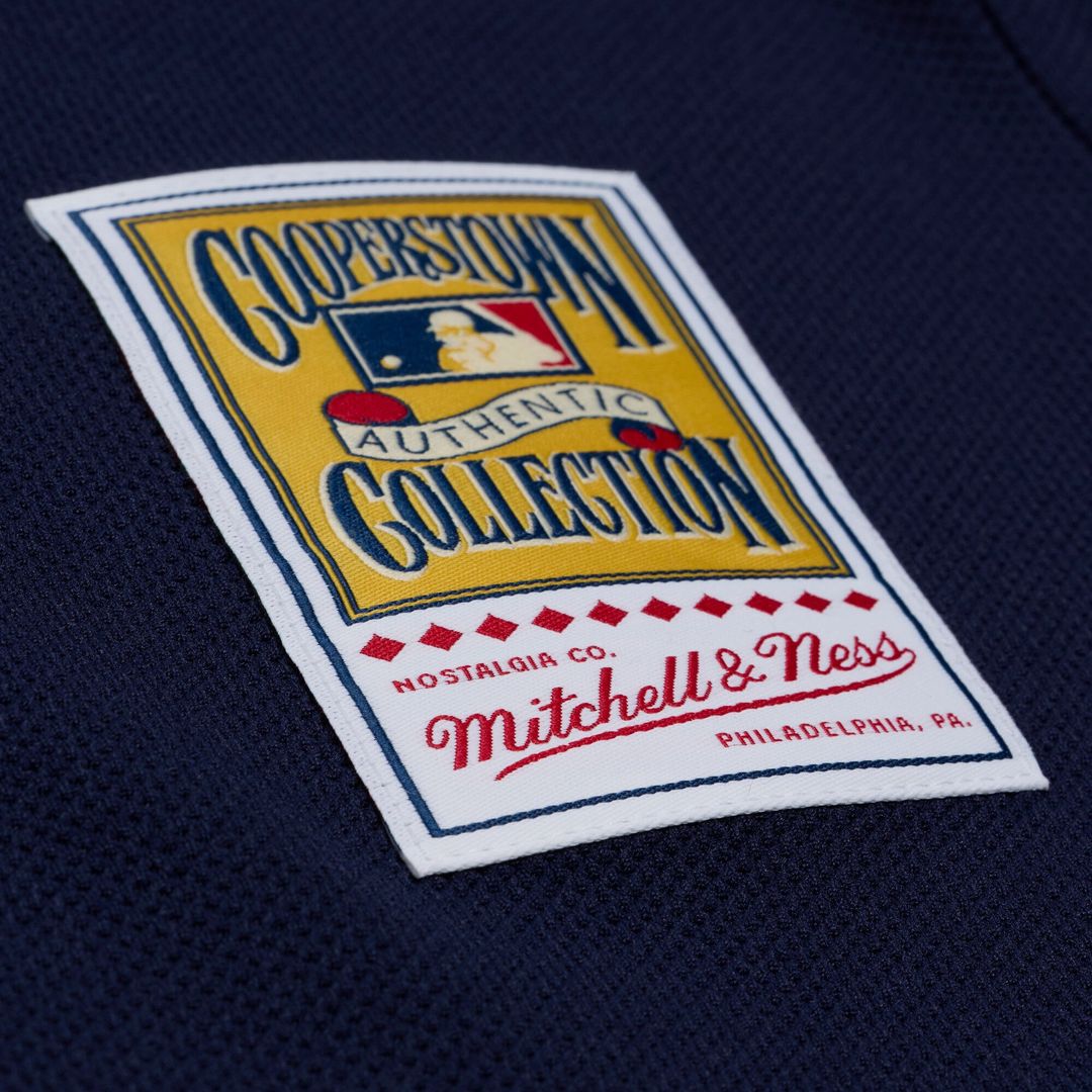 Atlanta Braves Mitchell & Ness Navy Authentic Baseball Jersey