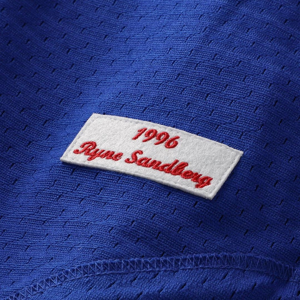 Chicago Cubs Mitchell & Ness Royal Baseball Jersey