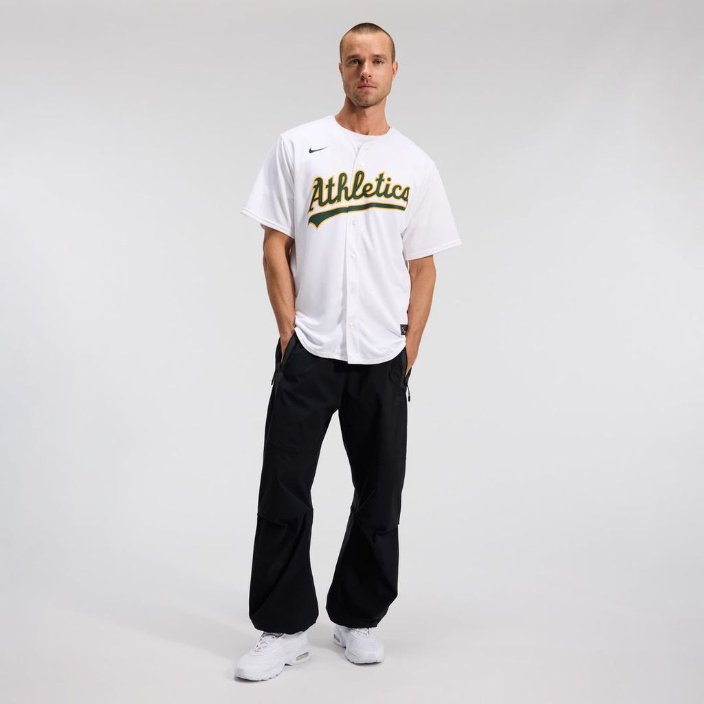 Athletics Nike White Replica Baseball Jersey