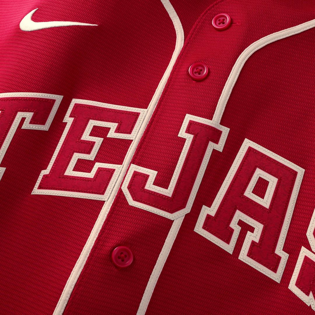 Texas Rangers Nike Red Baseball Jersey
