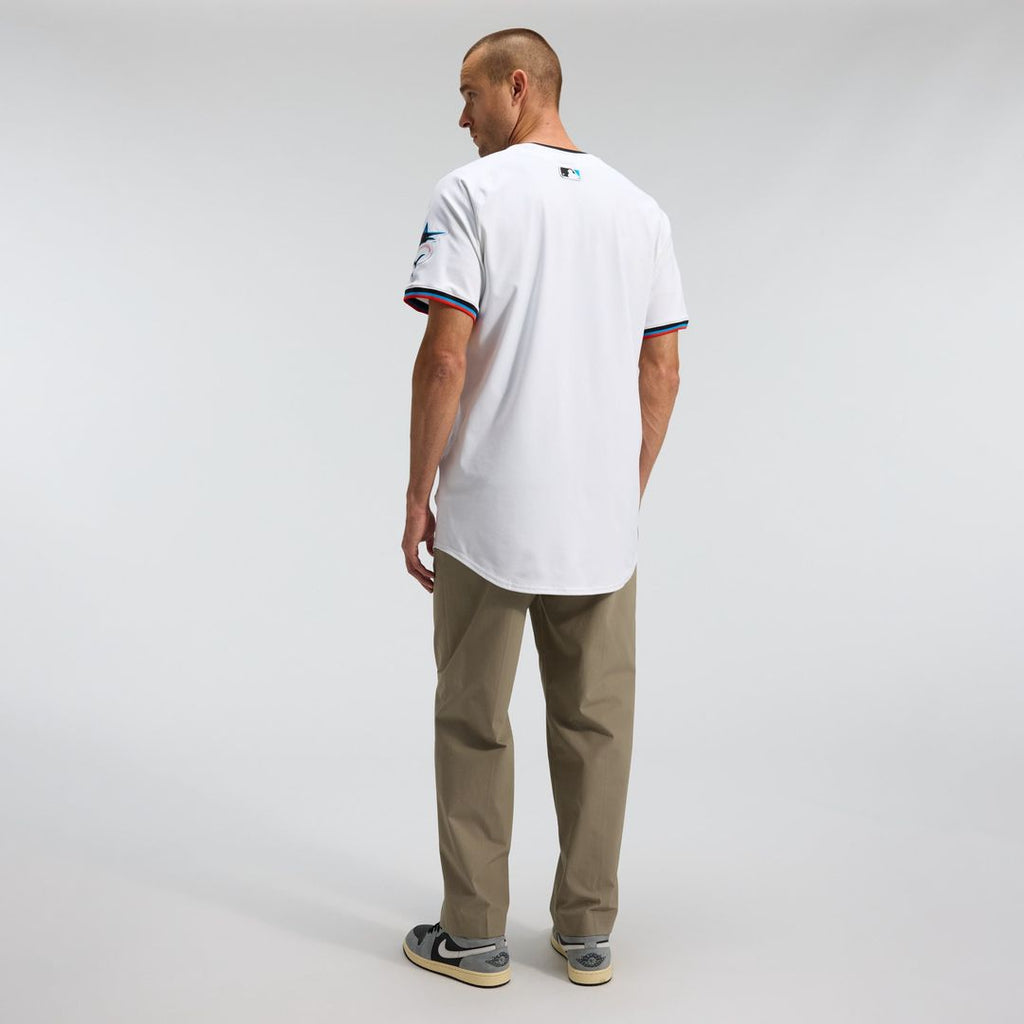 Miami Marlins Nike White Authentic Baseball Jersey