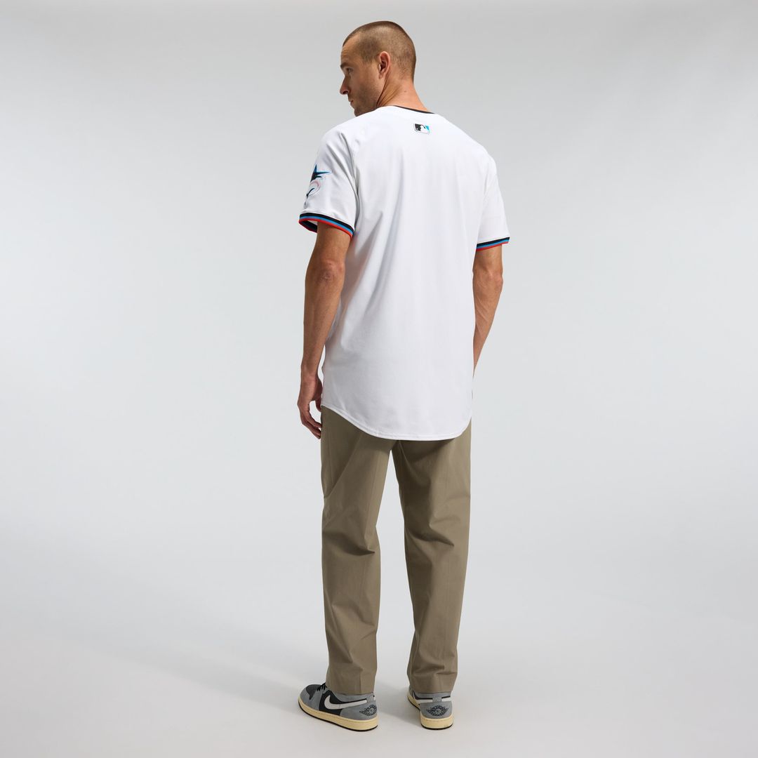 Miami Marlins Nike White Authentic Baseball Jersey