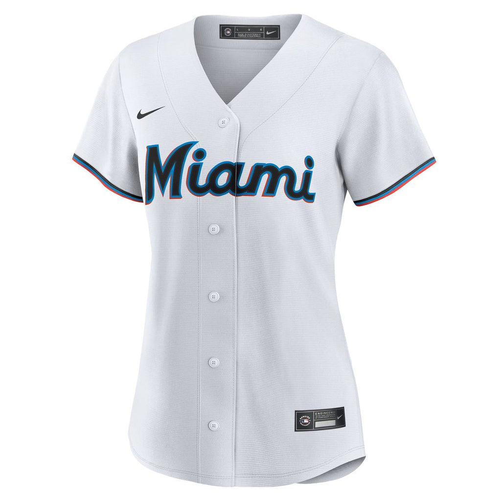 Miami Marlins Nike White Replica Baseball Jersey