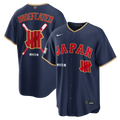 Japan Baseball Nike x Undefeated Navy MLB baseball jersey