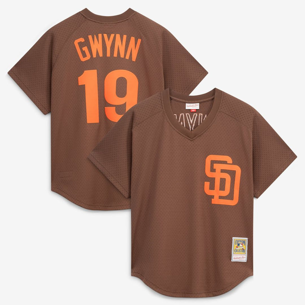 San Diego Padres Mitchell & Ness Brown Authentic MLB baseball jersey
