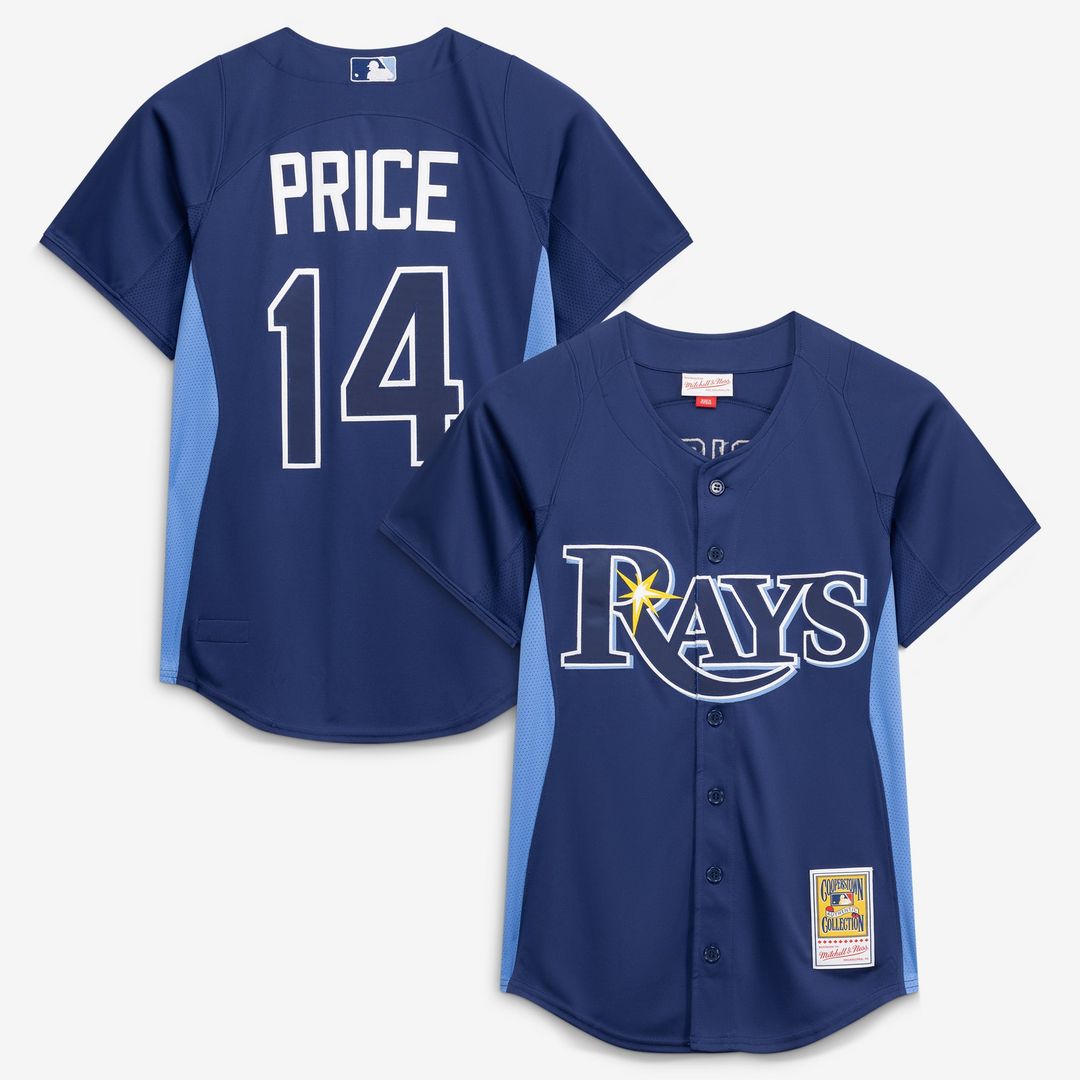 Tampa Bay Rays Mitchell & Ness Blue Authentic MLB baseball jersey