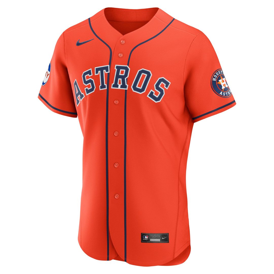 Houston Astros Nike Orange Authentic Baseball Jersey