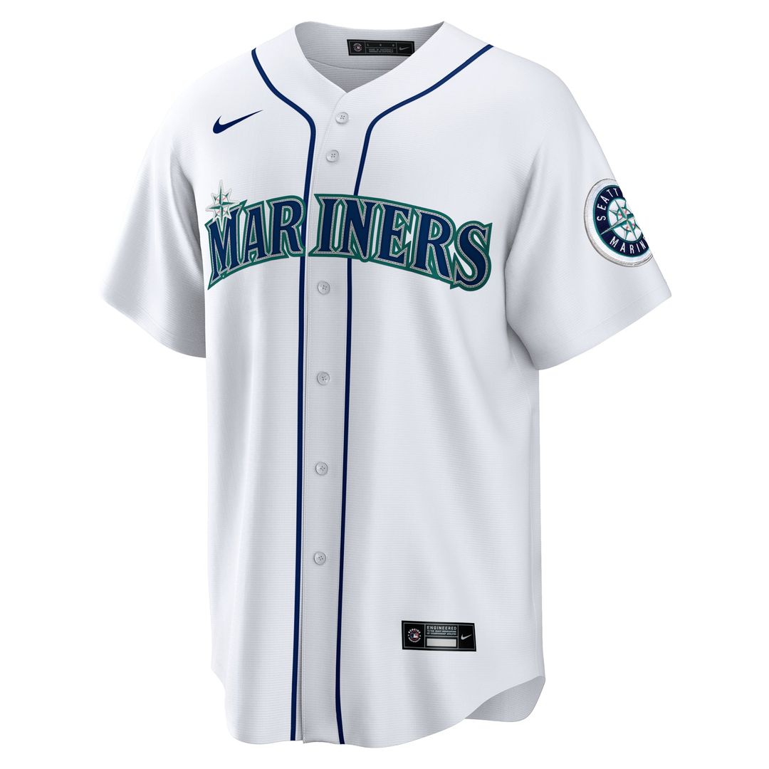 Seattle Mariners Nike White Replica Baseball Jersey