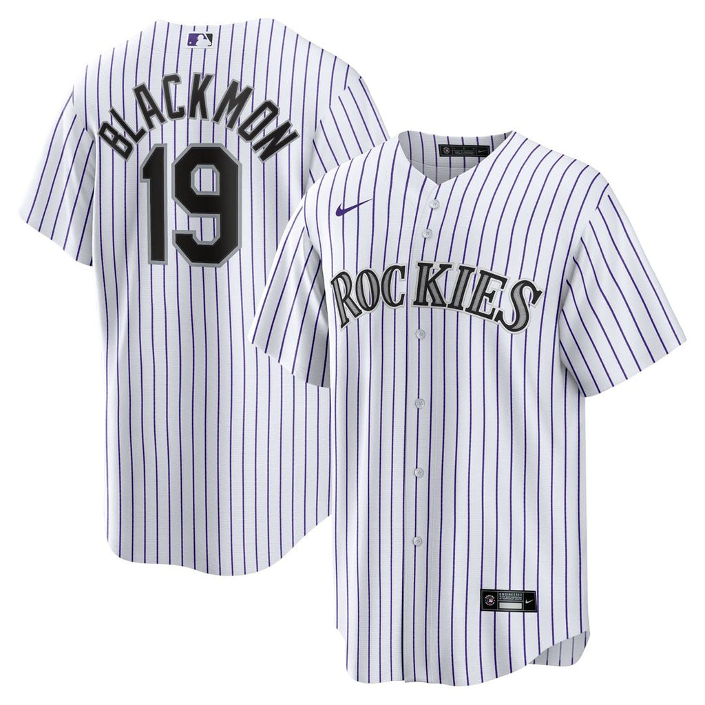 Colorado Rockies Nike White Replica MLB baseball jersey