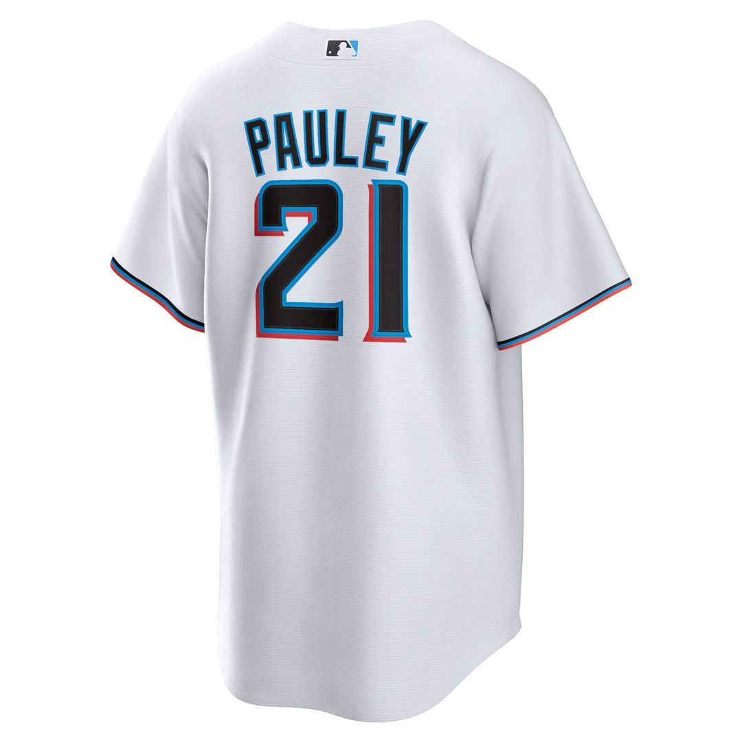 Miami Marlins Nike White Replica Baseball Jersey