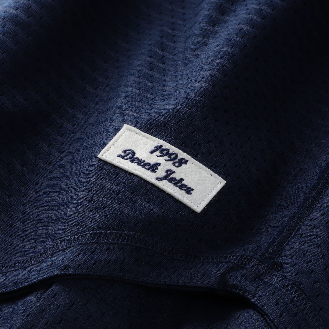 New York Yankees Mitchell & Ness Navy Baseball Jersey