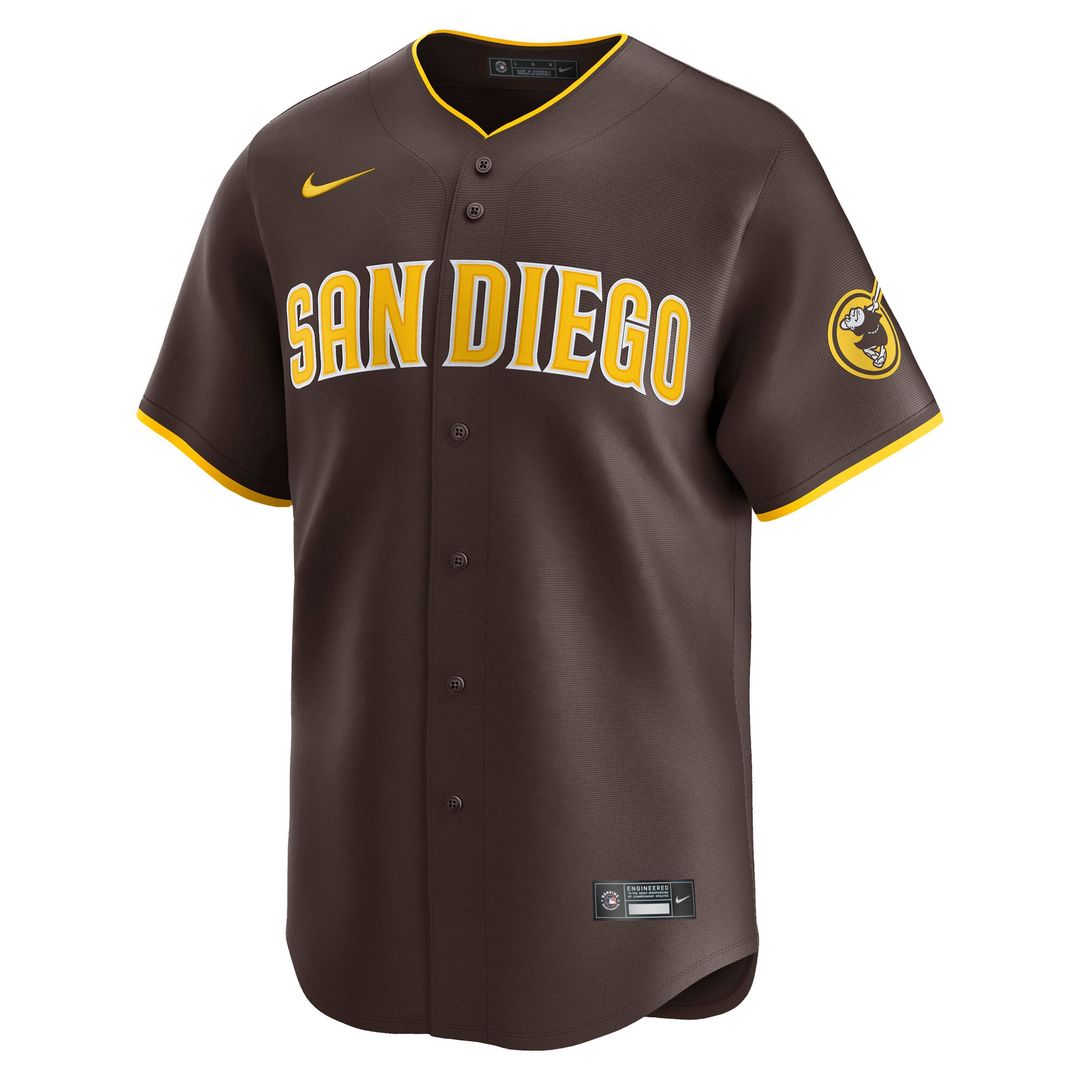 San Diego Padres Nike Brown Authentic Baseball Jersey