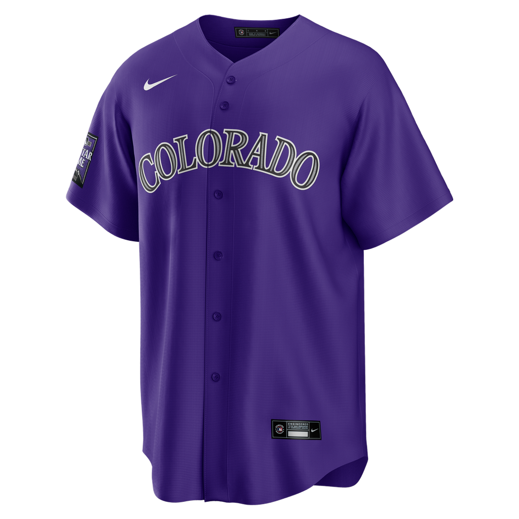 Colorado Rockies Nike Purple Replica Baseball Jersey