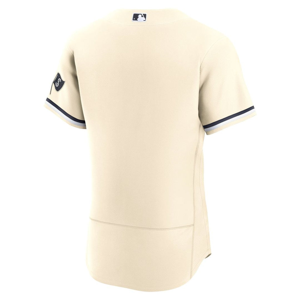 Minnesota Twins Nike Cream Authentic Baseball Jersey