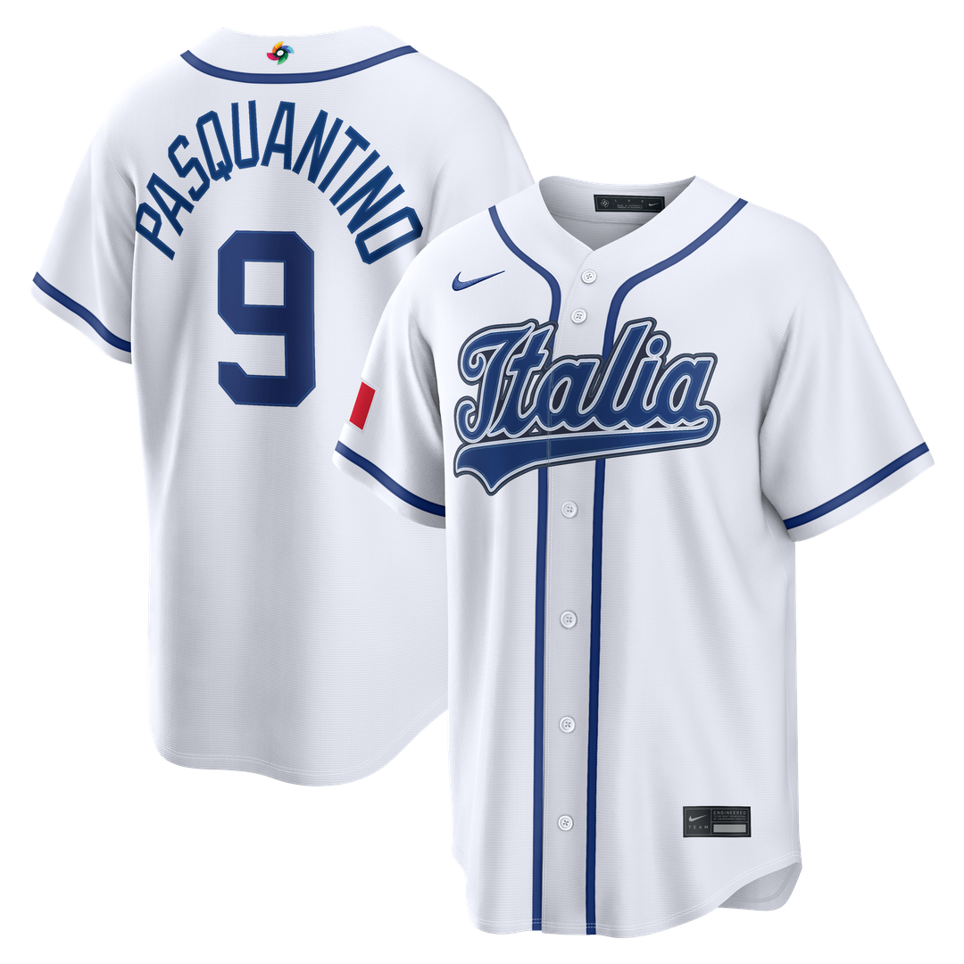 Italy Baseball Nike White MLB baseball jersey