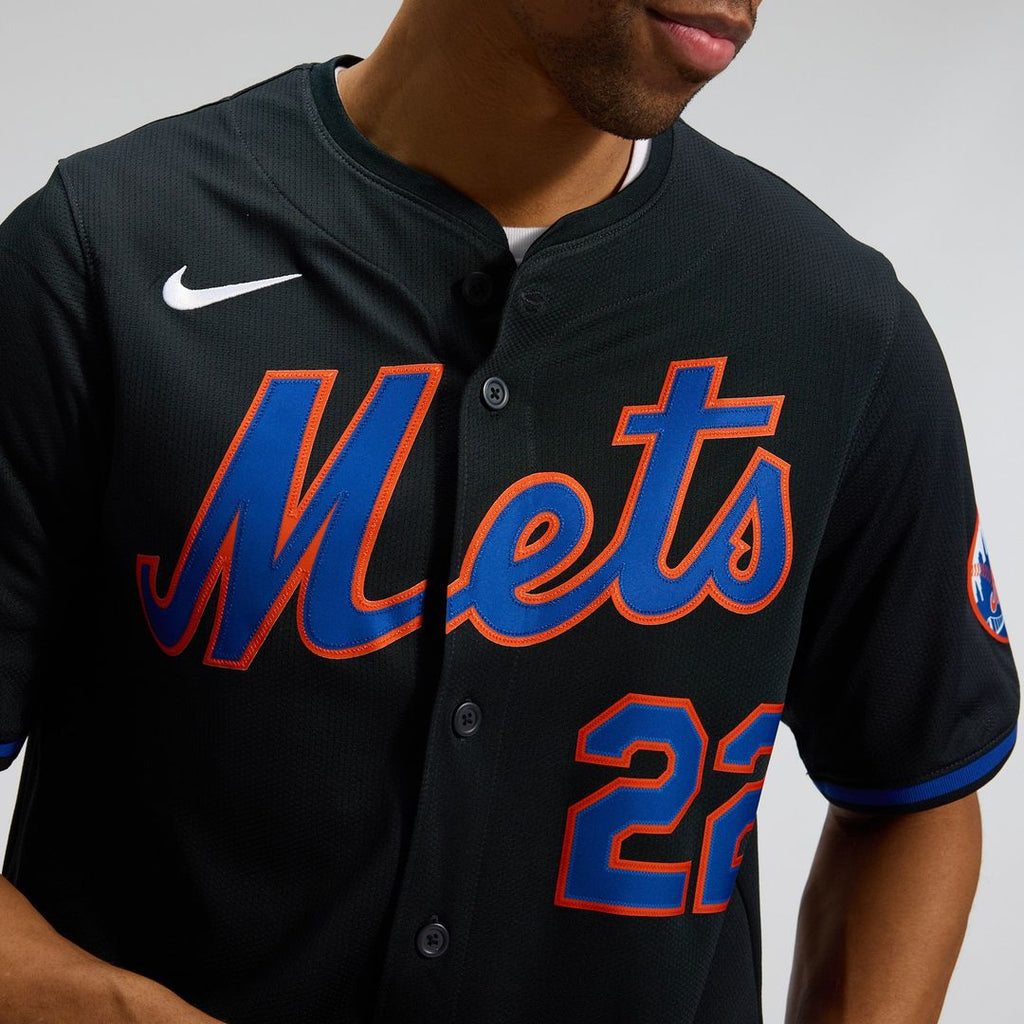 New York Mets Nike Black Authentic Baseball Jersey