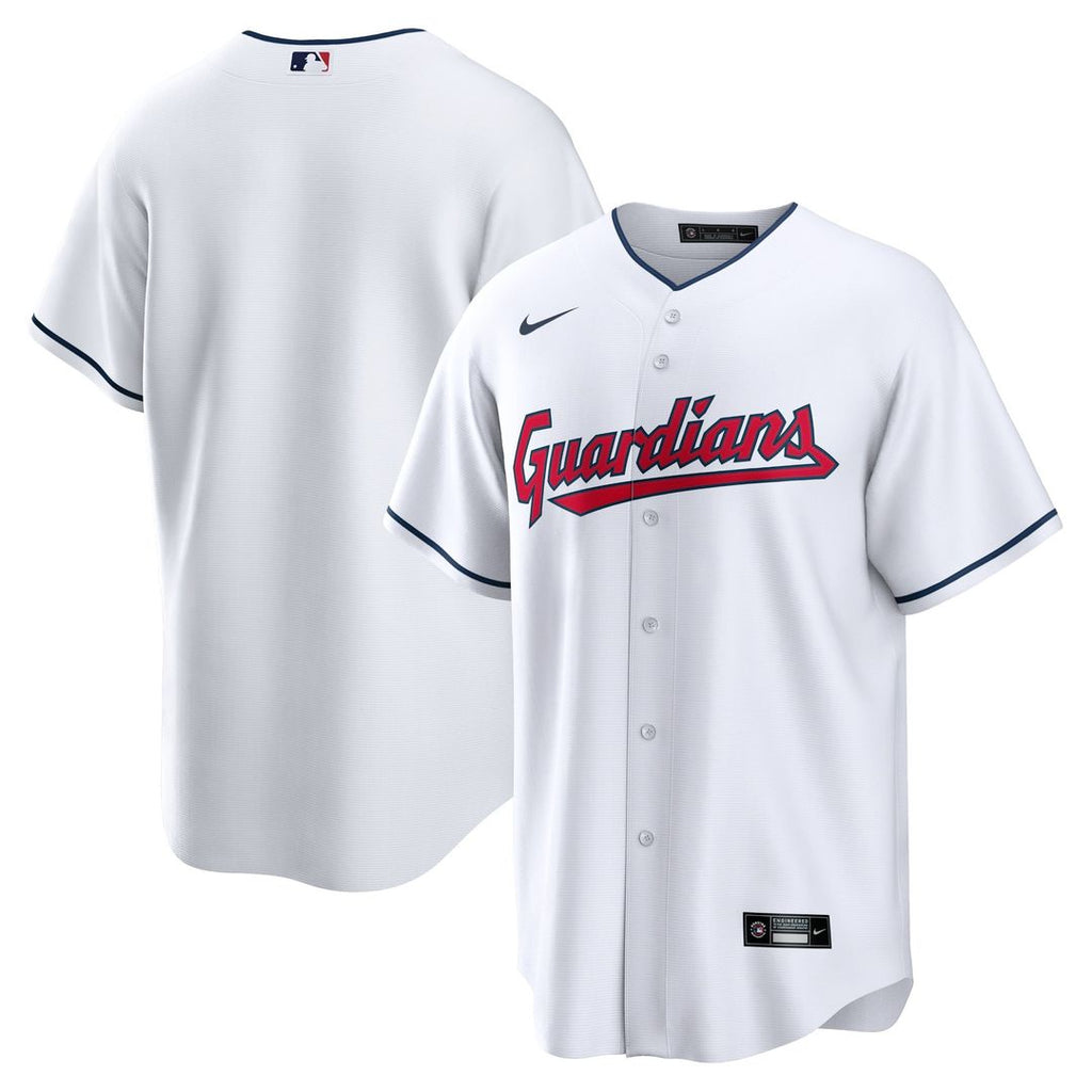 Cleveland Guardians Nike White Replica MLB baseball jersey