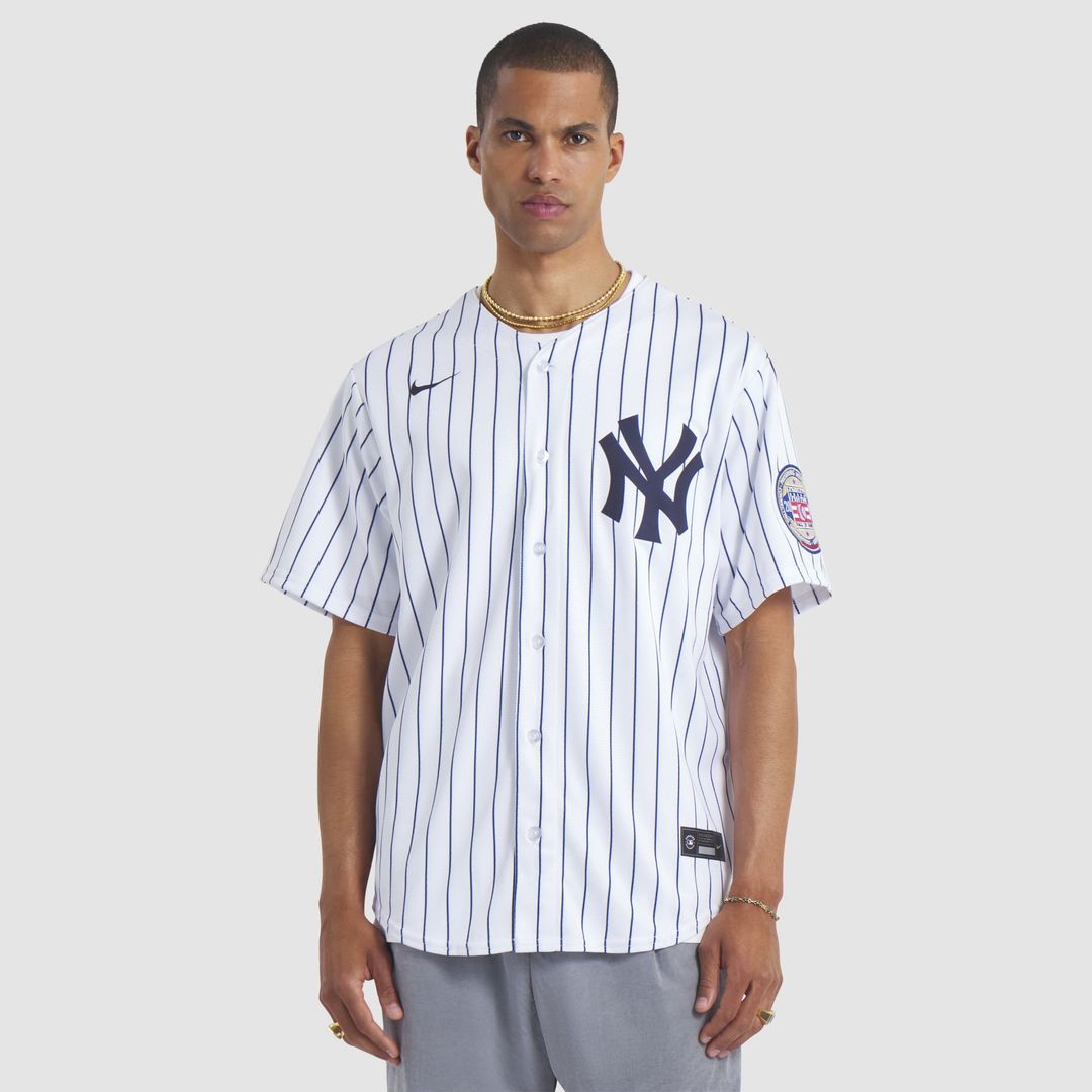 New York Yankees Nike White Replica MLB baseball jersey