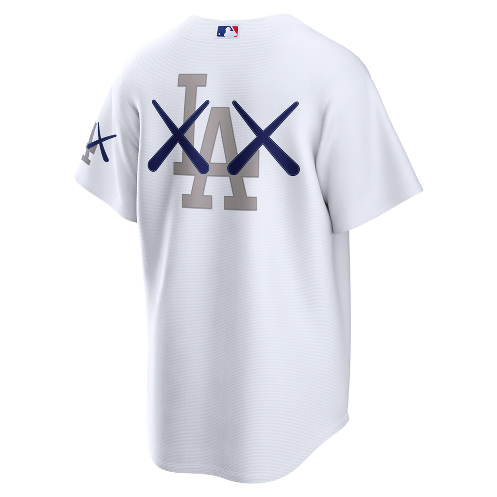 Los Angeles Dodgers Nike x KAWS White Baseball Jersey