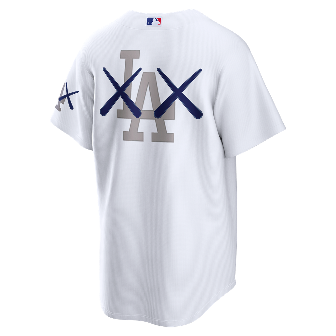 Los Angeles Dodgers Nike x KAWS White Baseball Jersey