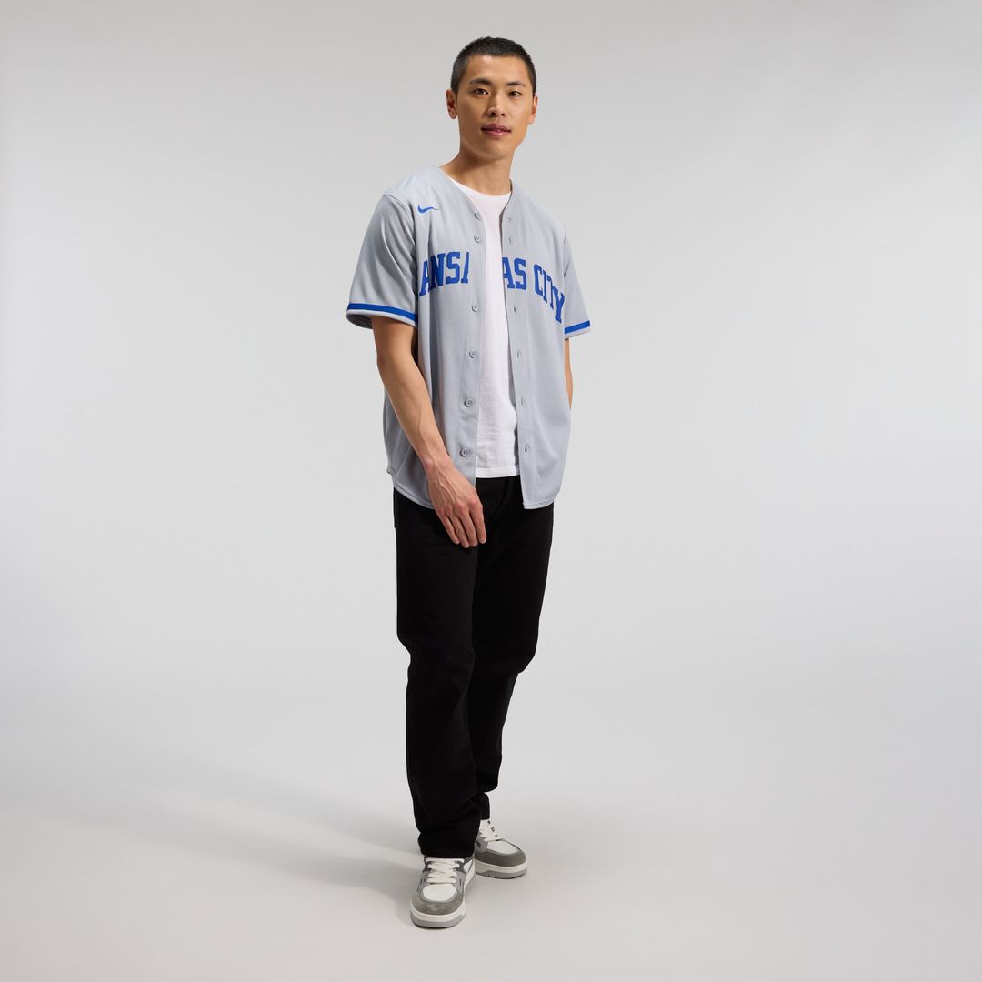 Kansas City Royals Nike Gray Replica Baseball Jersey