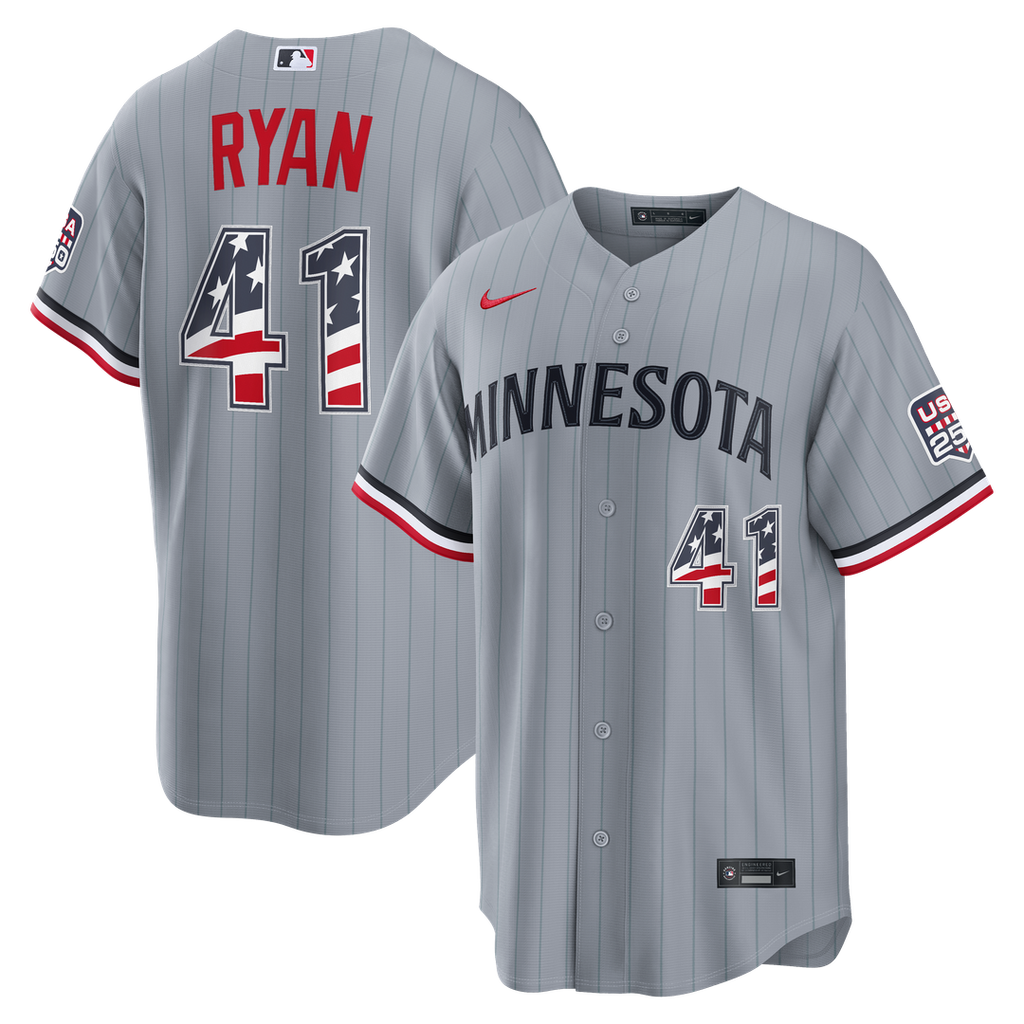 Minnesota Twins Nike Gray MLB baseball jersey