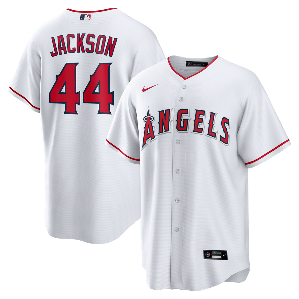 Los Angeles Angels Nike White Replica MLB baseball jersey