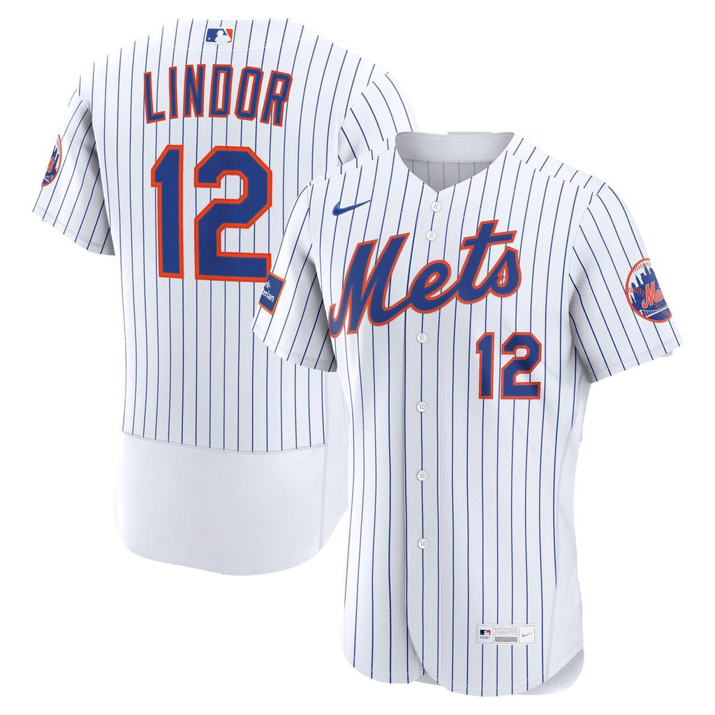 New York Mets Nike White Authentic MLB baseball jersey
