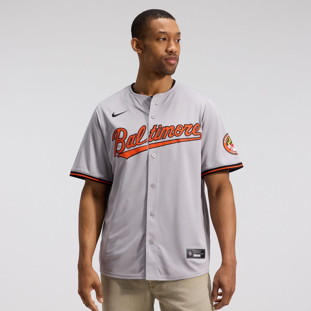 Baltimore Orioles Nike Gray Authentic Baseball Jersey
