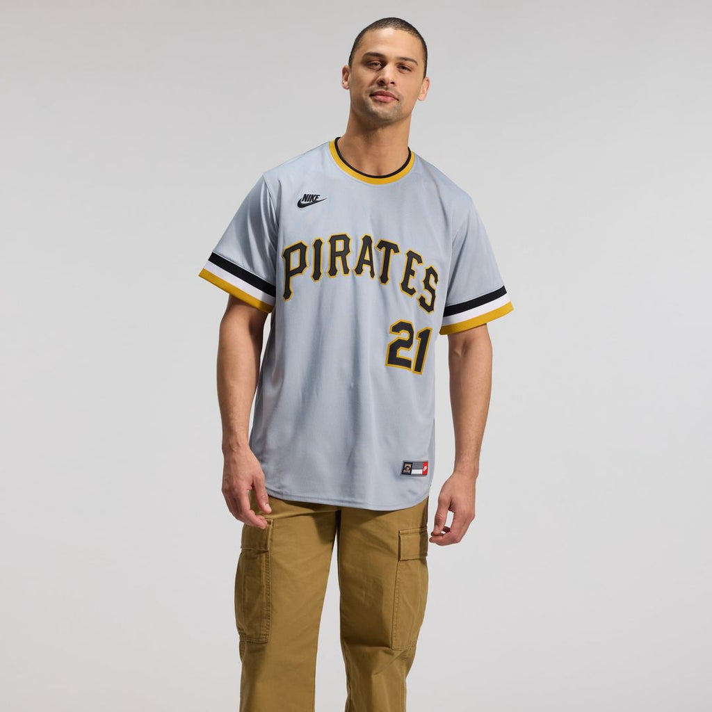 Pittsburgh Pirates Nike Gray Baseball Jersey