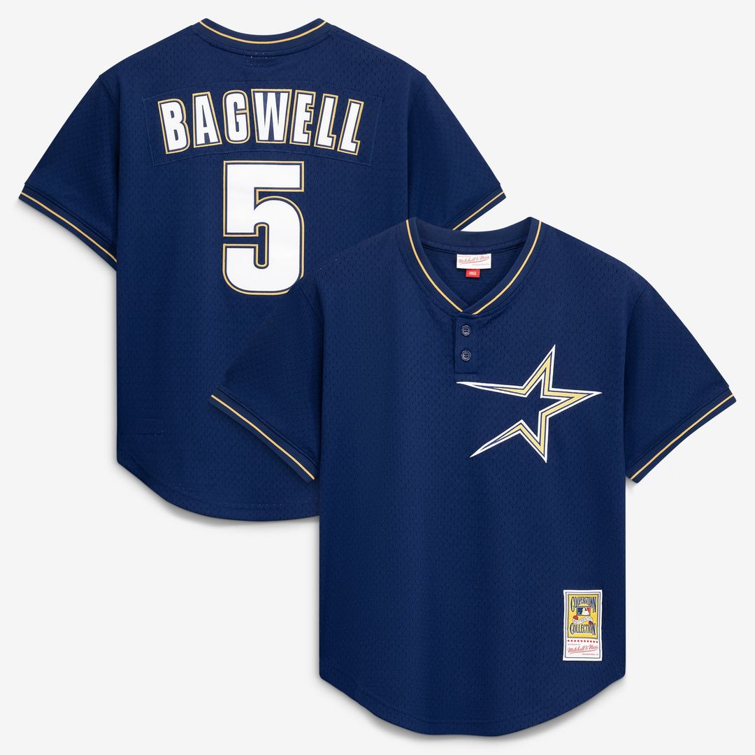 Houston Astros Mitchell & Ness Navy Authentic MLB baseball jersey