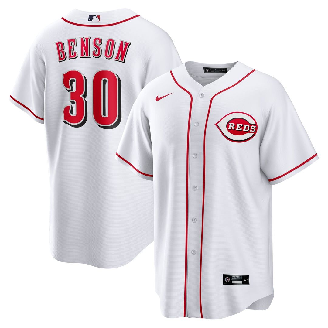 Cincinnati Reds Nike White Replica MLB baseball jersey