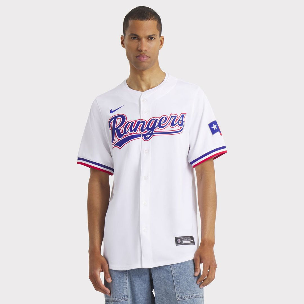 Texas Rangers Nike White Baseball Jersey
