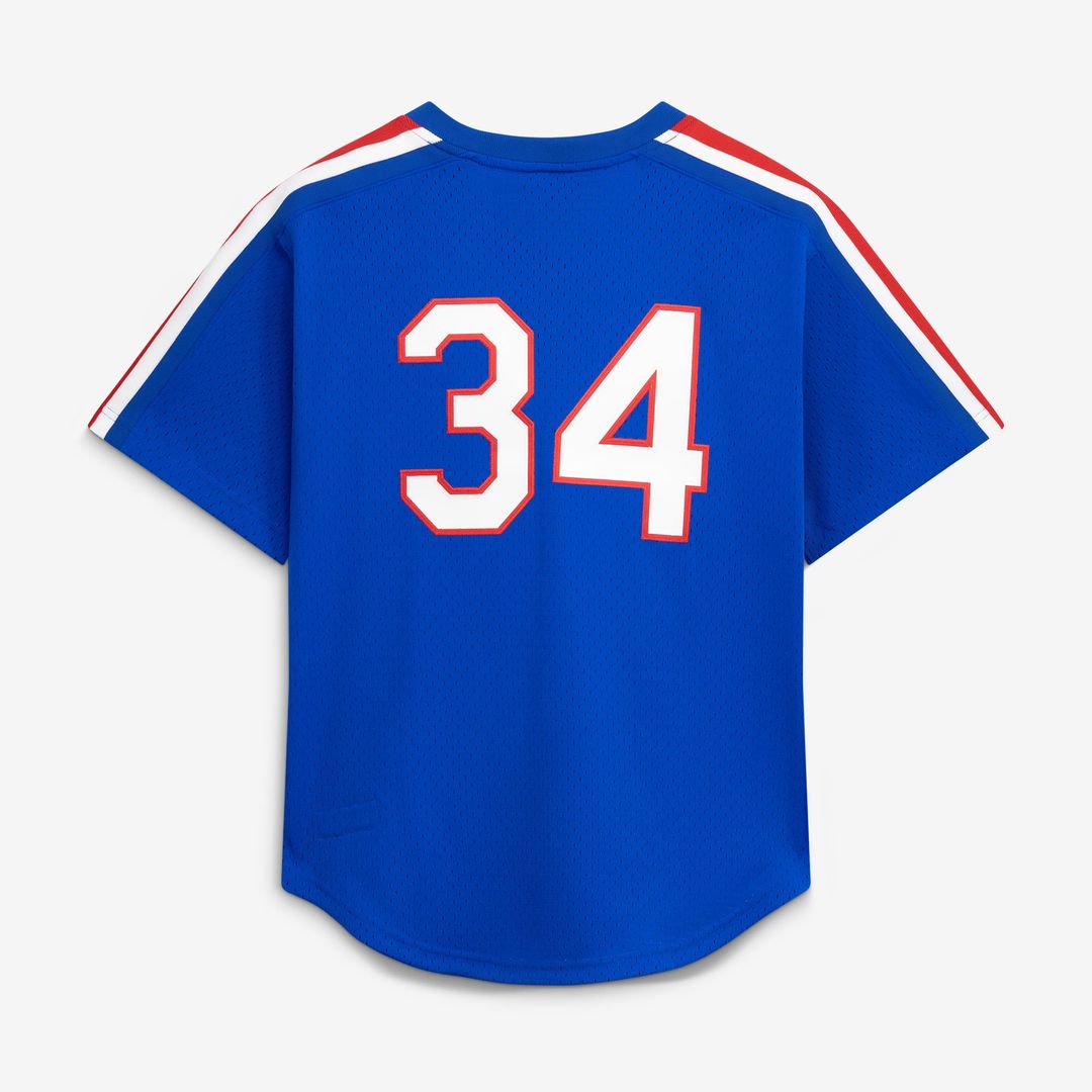 Texas Rangers Mitchell & Ness Royal Authentic Baseball Jersey