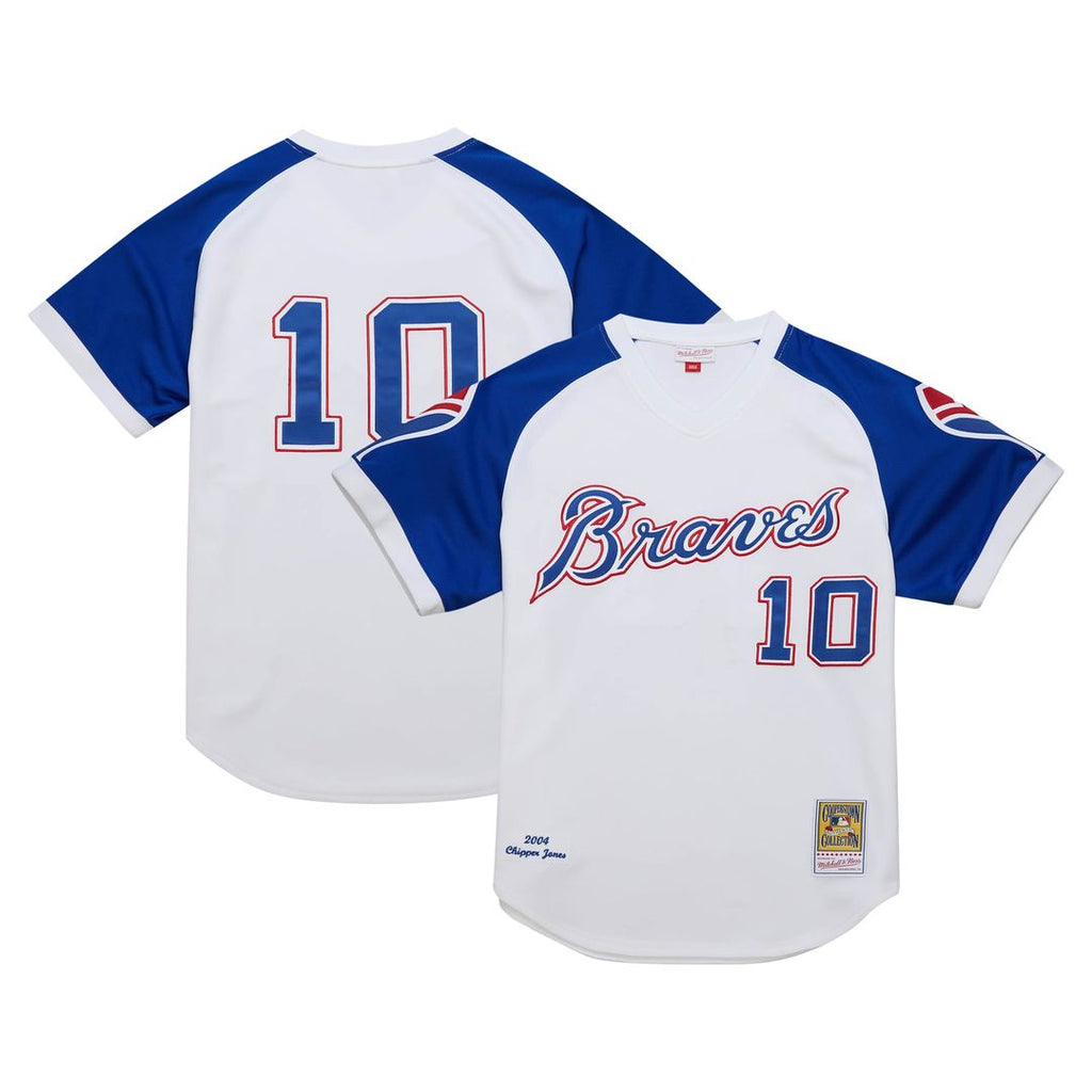 Atlanta Braves Mitchell & Ness White Authentic MLB baseball jersey