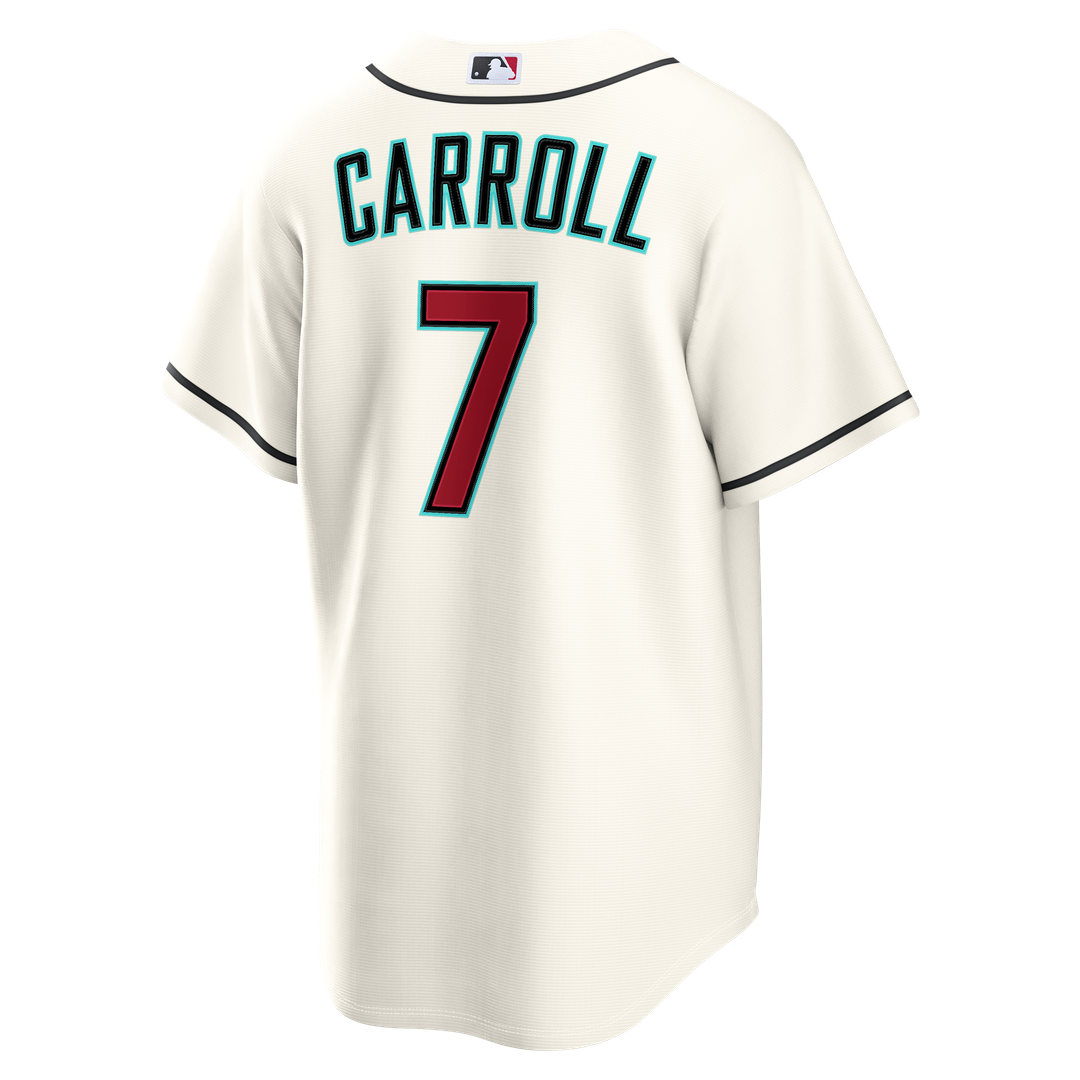 Arizona Diamondbacks Nike Cream Replica Baseball Jersey