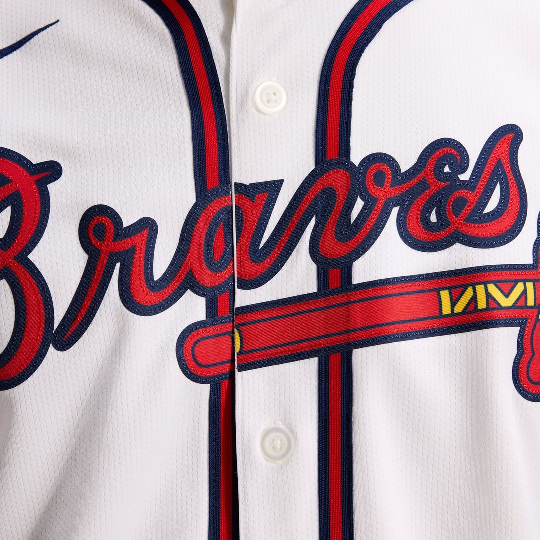Atlanta Braves Nike White Authentic Baseball Jersey