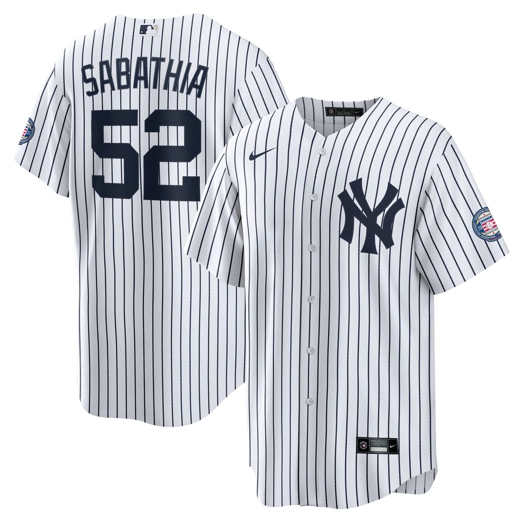 New York Yankees Nike White Replica Baseball Jersey