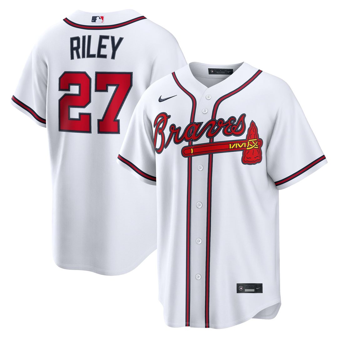 Atlanta Braves Nike White Replica Baseball Jersey