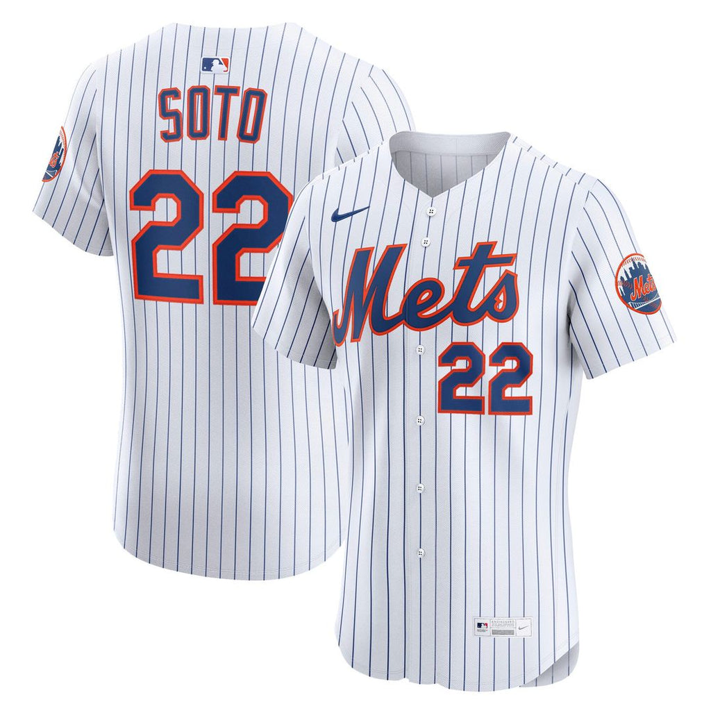 New York Mets Nike White Authentic MLB baseball jersey