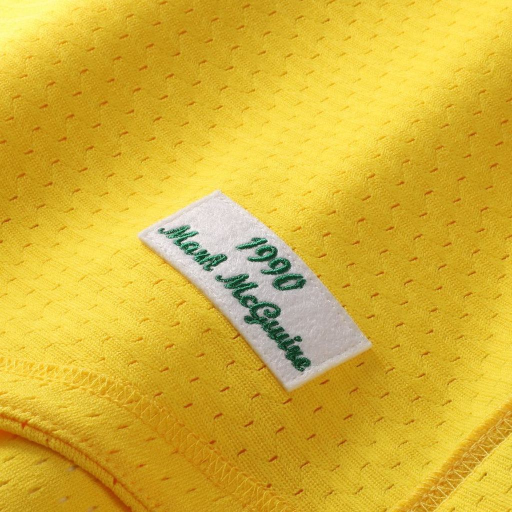 Athletics Mitchell & Ness Gold Authentic Baseball Jersey