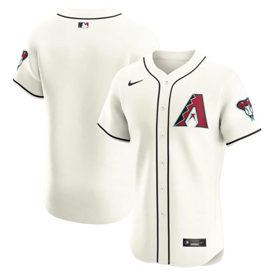 Arizona Diamondbacks Nike Cream Authentic MLB baseball jersey