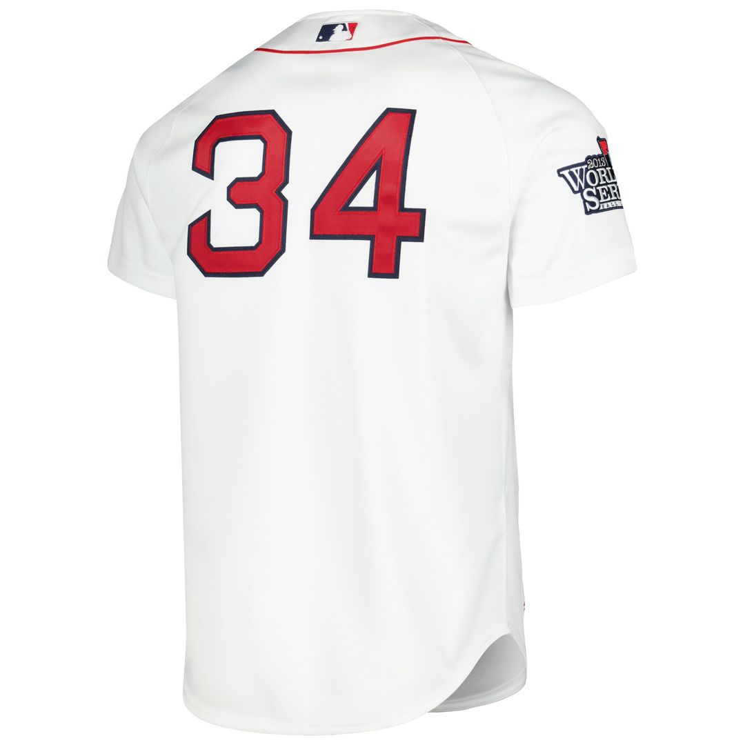 Boston Red Sox Mitchell & Ness White Authentic Baseball Jersey