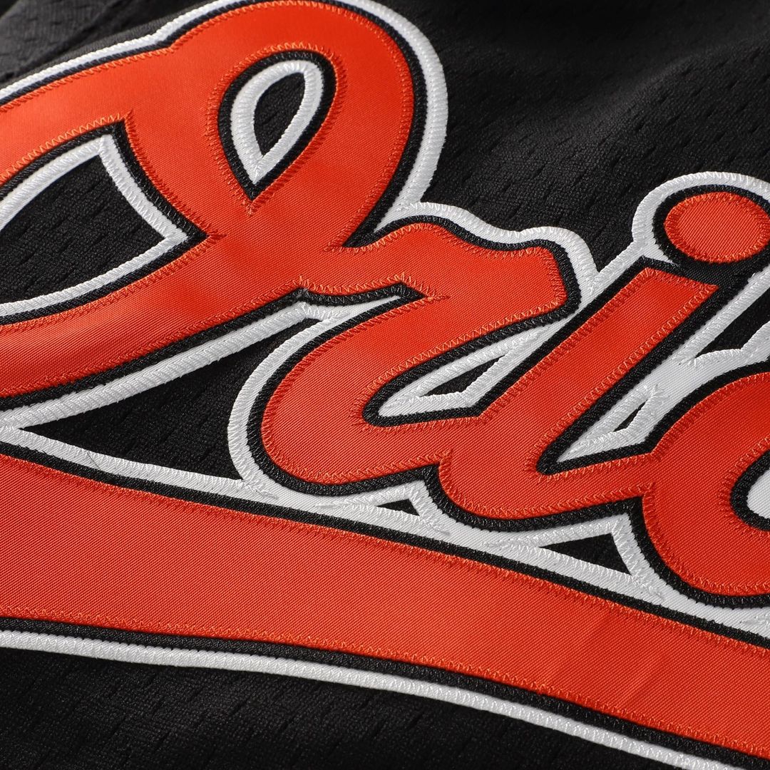 Baltimore Orioles Mitchell & Ness Black Authentic Baseball Jersey