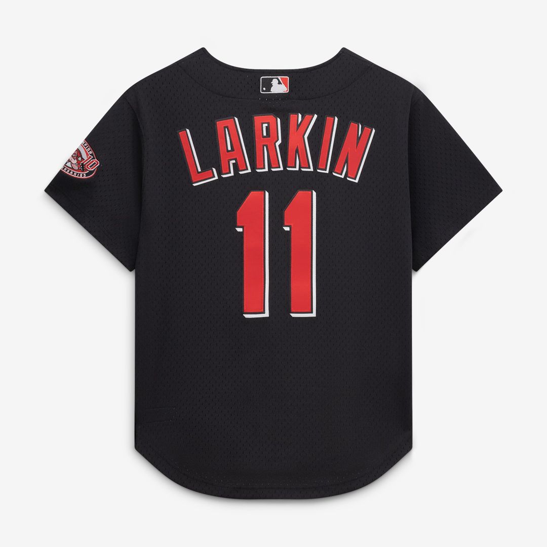 Cincinnati Reds Mitchell & Ness Black Baseball Jersey